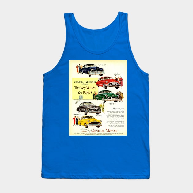 CLASSIC CAR VENTAGE 1950 Tank Top by mosatu